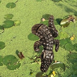 ALLIGATOR STRETCH COCKTAIL RING